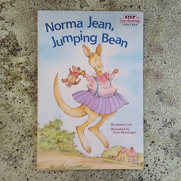👩Norma Jean Jumping Bean Joanna Cole Vintage Level Reader Children Picture Book - Picture 1 of 5